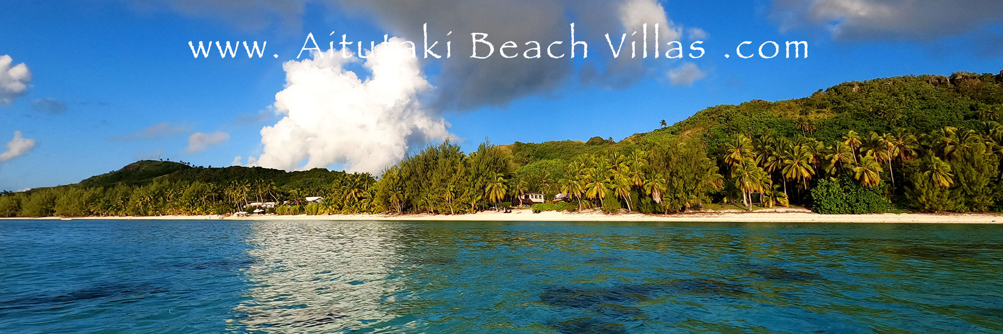 location of Aitutaki Beach Villas on Aitutaki Island