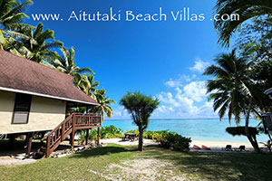 location of the beach villa from the gardens
